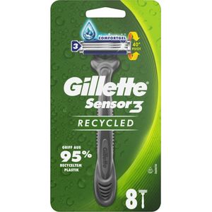 Gillette Sensor3 Recycled Wegwerpmesjes 8 stuks