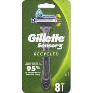 Gillette Sensor3 Recycled Wegwerpmesjes 8 stuks