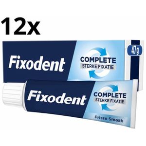 Fixodent - Complete Original - Kleefpasta - 12 x 47 gram - Voordeelverpakking