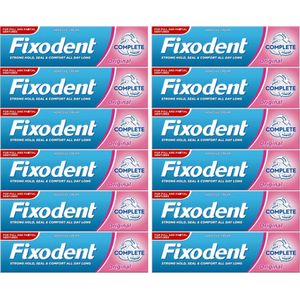 Fixodent Kleefpasta - Complete Original - 12 x 47 gram - voordeelverpakking
