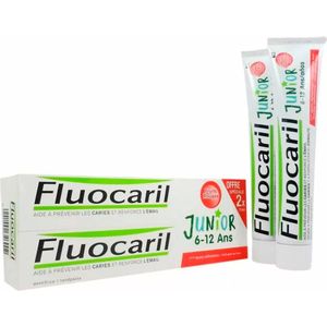 Fluocaril - Junior Tandpasta - Rood Fruit - 2x75ml