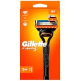 Gillette Fusion 5 - 1 Scheermes Voor Mannen - 2 Scheermesjes