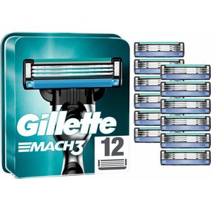 Gillette Mach3 Scheermesjes - 12 stuks