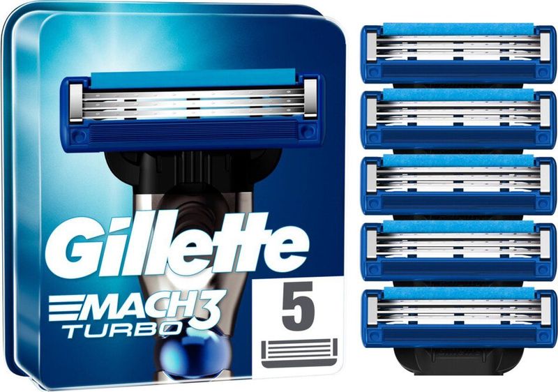 Gillette Mach3 Turbo Navul Scheermesjes