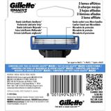 Gillette Mach3 Turbo Navulmesjes - 8 stuks