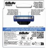 Gillette Mach 3 Turbo Scheermesjes - Voor Mannen - 12 stuks
