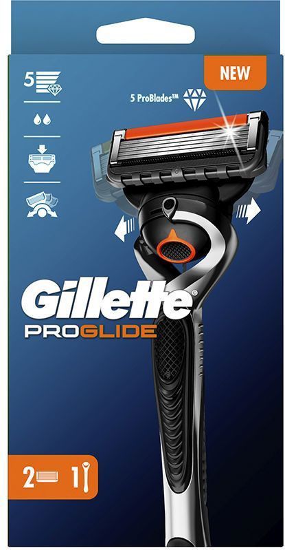 Gillette Proglide - 1 Scheermes Voor Mannen - 2 Scheermesjes