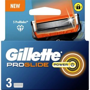 Gillette ProGlide Power scheermesjes voor heren, 3 stuks