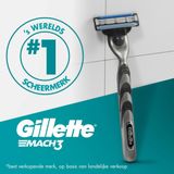 Gillette Mach 3 - Scheersysteem en 3 Scheermesjes