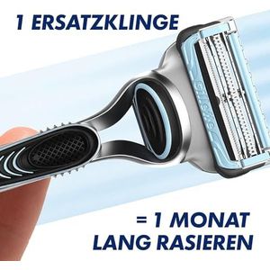 Gillette Skinguard Sensitive Navulmesjes Voor Mannen, Verpakking Met 4 Navulmesjes, Verbeterde Lubrastrip, Past Op Fusion-Handvatten