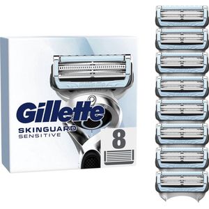 Gillette skinquard sensitive pack 8 stuks