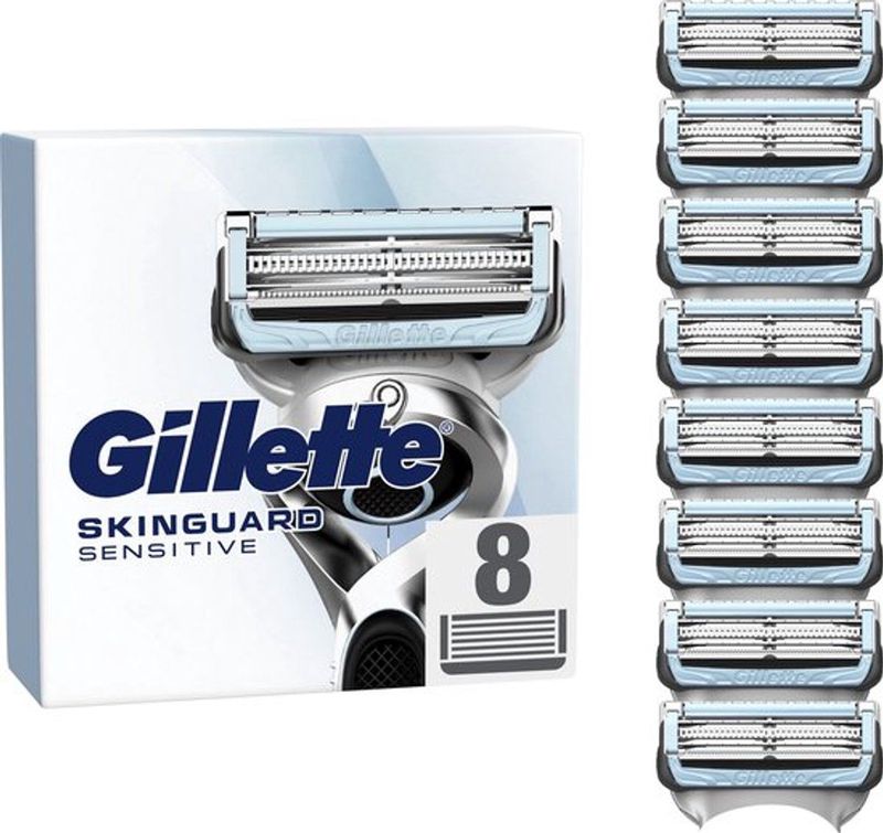 Gillette skinquard sensitive pack 8 stuks