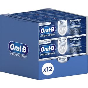 12x Oral-B Tandpasta Pro-Expert Advanced Science Extra White 75 ml