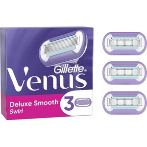 Gillette Venus Deluxe Smooth Swirl - Voor Een Gladde Scheerbeurt - 3 Navulmesjes