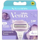 Gillette Venus Comfortglide Breeze Navulmesjes - 4 stuks