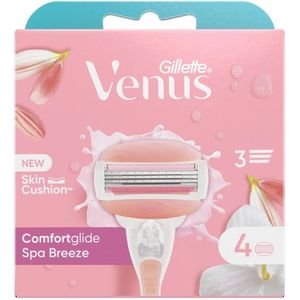 Gillette Venus Comfortglide Spa Breeze Scheermesjes/Navulmesjes 4 Stuks
