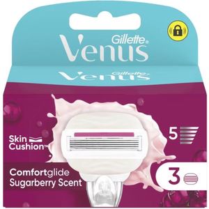 Gillette Venus Comfortglide Strawberry navulmesjes - 3 stuks