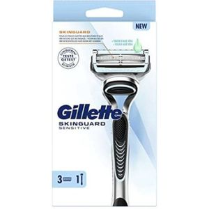 Gillette - SkinGuard Sensitive - Scheerapparaat - Inclusief 3 Mesjes