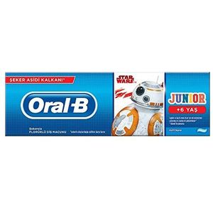 Oral-B Junior Disney Star Wars Tandpasta, vanaf 6 jaar, Milde Mint, 75 ml