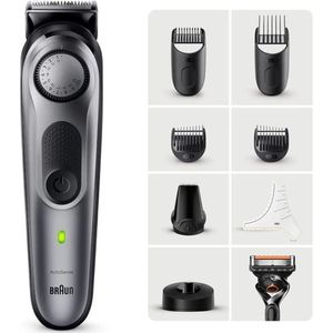 Braun BeardTrimmer 7 BT7420 baardtrimmer Batterij/Accu 40 2 cm Zilver
