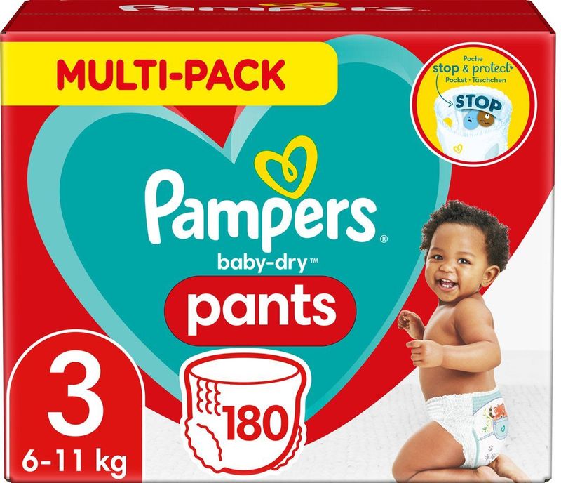 Pampers - Baby-Dry Pants - Luierbroekjes - 360° Pasvorm - Superabsorberende Kern