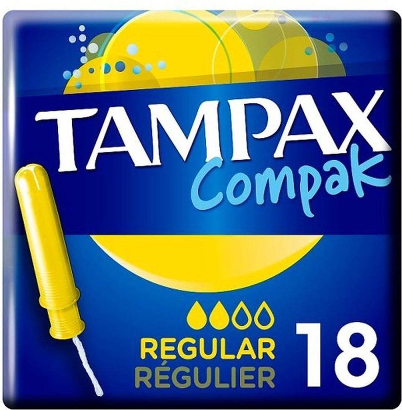 Tampons - Regular - Compact - Oprolbare Plastic Toebrenger