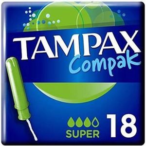 Tampax - Compak Super - Tampons - 18 Stuks