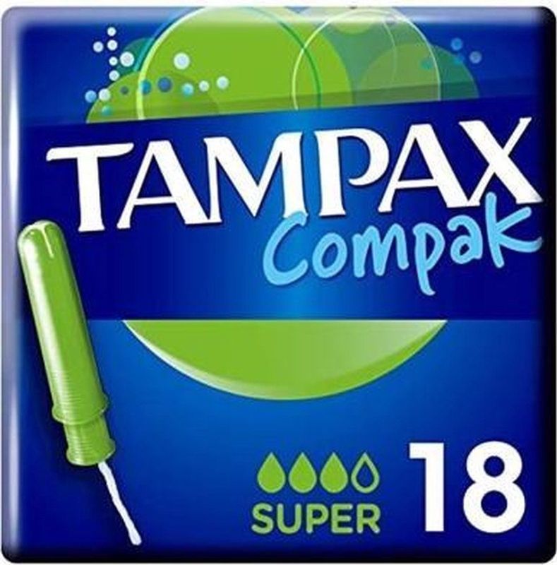 Tampax - Compak Super - Tampons - 18 Stuks
