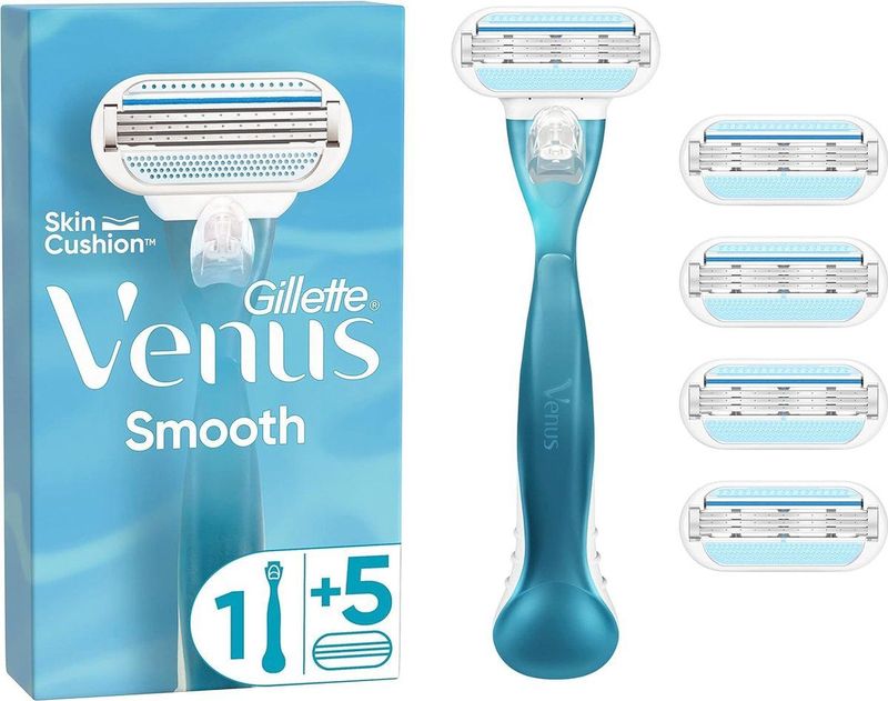 Gillette Venus Smooth Starter Set 1 houder+5 mesjes