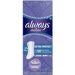 Always Dailies Inlegkruisjes Extra Protect L 24 stuks