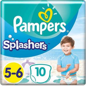 Pampers Splashers - Maat 5-6 (14+ kg) - 10 Wegwerpbare Zwemluiers