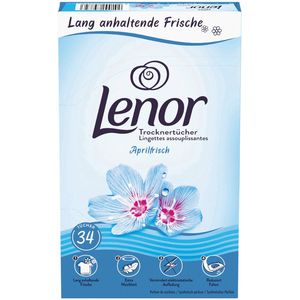 Lenor Droogtrommeldoekjes Aprilfris - 34 stuks