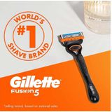 Gillette - Fusion 5 - Scheerset - Houder & 5 Navulscheermesjes
