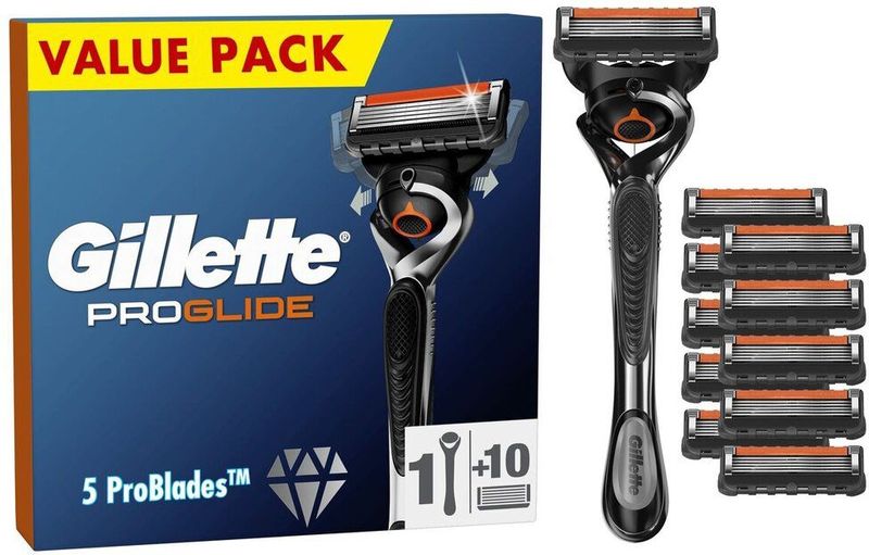 Gillette ProGlide - 1 Handvat + 10 Scheermesjes - Brievenbusverpakking