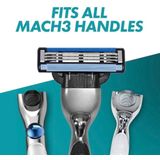 Gillette - Mach3 Scheermesjes - 18 Stuks - Drie Mesjes - Beschermende Microribbels