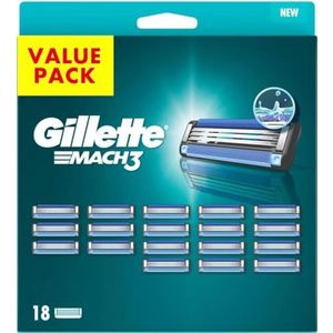 Gillette - Mach3 - Navulmesjes - 6x18CT