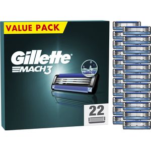 Gillette Scheermesjes Mach3 22 stuks