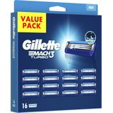 Gillette Mach3 Turbo - Scheermesjes Voor Mannen - 16 Navulmesjes
