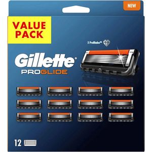 Gillette - ProGlide Scheermesjes - 12 Vervangende Mesjes - Ultrafijne Blades