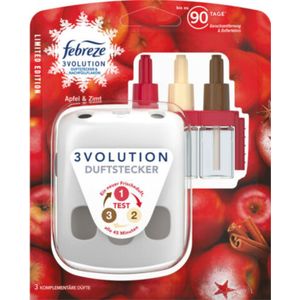 Ambi Pur Febreze 3Volution Appel - Kaneel - Luchtverfrisser Starterset