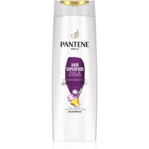 Pantene Hair Superfood Full & Strong Shampoo voor Voeding en Glans 400 ml