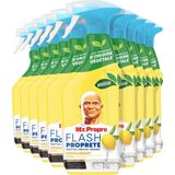 Mr. Propre Flash Properté - Ontvetter - Allesreiniger Spray - Citroen - Voordeelverpakking 10 x 500ml