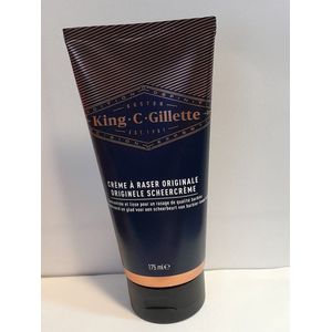 King C. Gillette Originele Scheercrème - Voor Een Scheerbeurt Van Barbierkwaliteit - 175ml