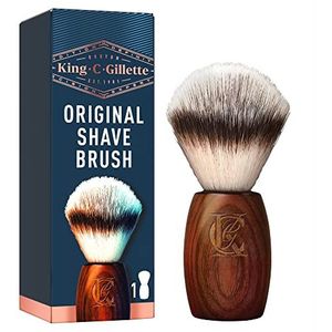 King C. Gillette Scheerkwast - Scheerkwast Van Barbierkwaliteit - Voor Mannen