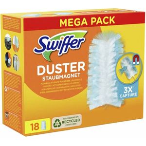 Swiffer Duster Trap & Lock Navulling 18 stuks