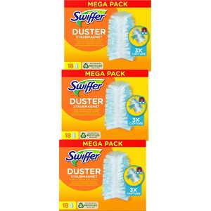 Swiffer Duster - Trap & Lock-navullingen - Voordeelverpakking 3 x 18 stuks