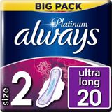 Always Maandverband Platinum Ultra Long 20 stuks