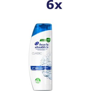 6x Head & Shoulders Shampoo - Classic Clean 500 ml