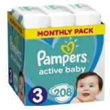 Pampers - Luiers - Wit - Katoenzachte Toplaag - Extra Sleep Laag