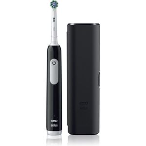 Oral-B PRO Series 1, Volwassene, Roterende-oscillerende tandenborstel, Dagelijkse verzorging, Delicaat, Whitening, 20000 bewegingen per minuut, Zwart, 8800 bewegingen per minuut
